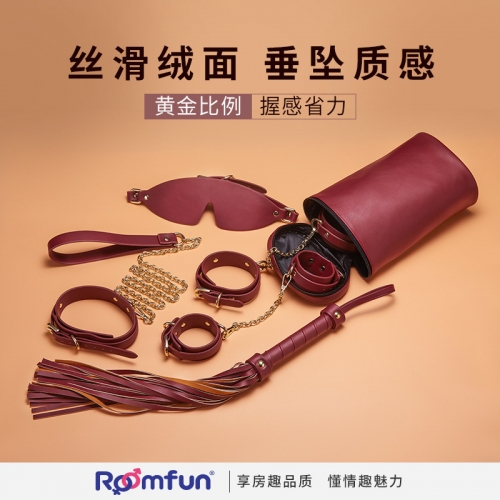 美国Roomfun sm成人捆绑束缚 调教皮革套装